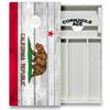 CornholeAce California State Flag All Weather Pro Cornhole Board Set - Waterproof 4x2 Regulation Size, Made in USA, Triple Wide Legs, 3/4" PVC, Official Tournament Boards, Outdoor Ready (2 Boards) view 1