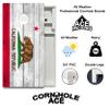 CornholeAce California State Flag All Weather Pro Cornhole Board Set - Waterproof 4x2 Regulation Size, Made in USA, Triple Wide Legs, 3/4" PVC, Official Tournament Boards, Outdoor Ready (2 Boards) view 2