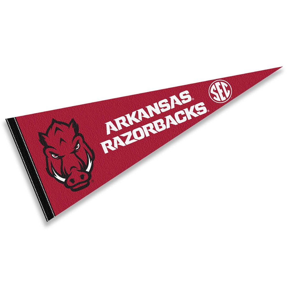 Arkansas Razorbacks SEC Pennant Flag