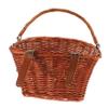 OHPHCALL Wicker Basket for Bicycles Durable Rattan Food Basket with Handle for Outdoor Cycling and Home Storage Easy to Attach Sturdy Design Capacity Brown view 1