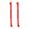 Denash Universal Skate Guards Skate Blade Guards 1 Pair Adjustable Springs for Hockey Practice Outdoor Figure Skating (Red #02) view 1