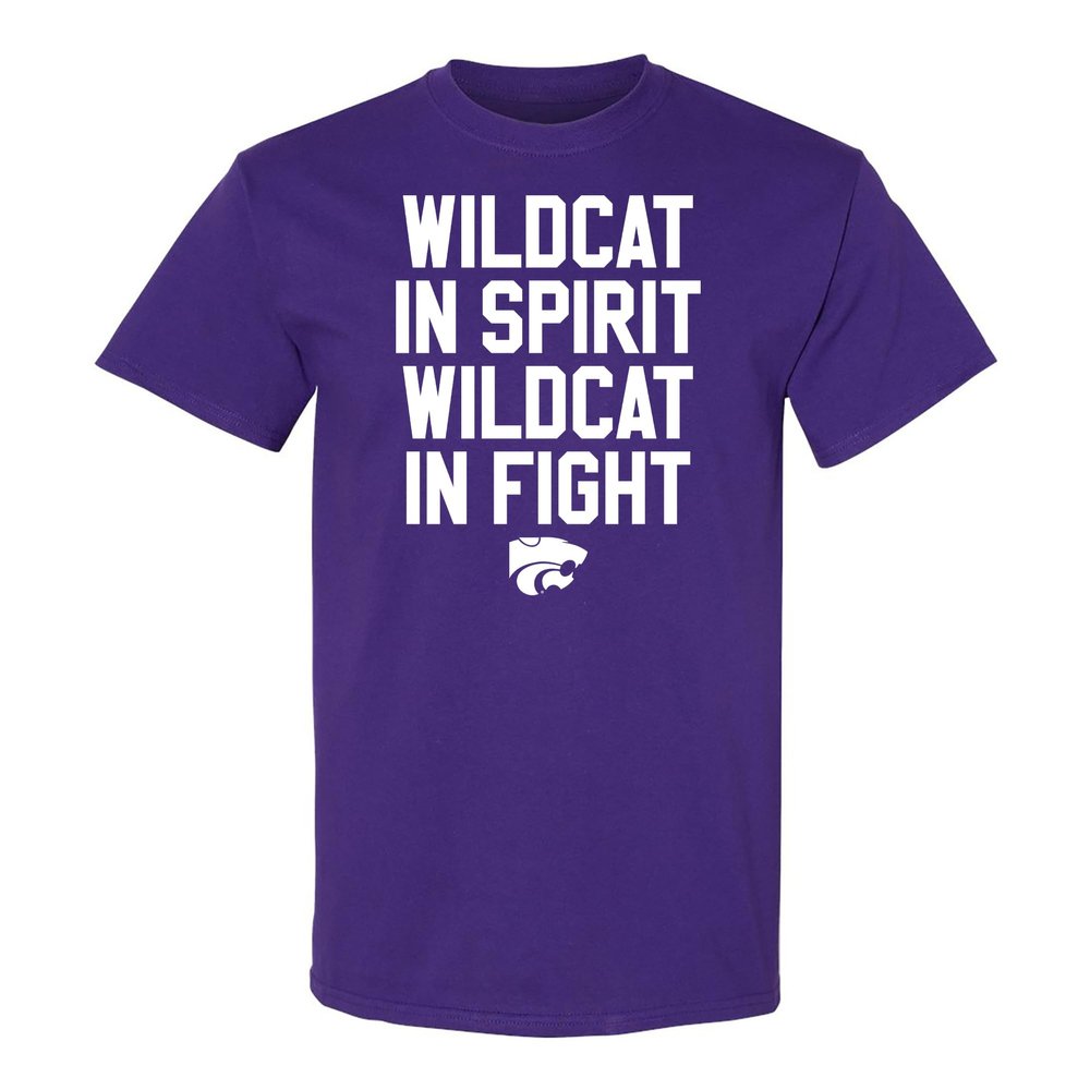 AS1082 - K-State Wildcats Fight Song Sport - Sport Team T Shirt - Small - Purple