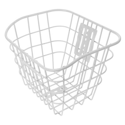 Toddmomy Iron Electric Bike Basket Multi-Function Storage for Groceries Pets Flowers Easy Installation Front Basket Compatible Bike Models