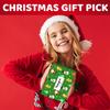 HAPPYPOP Christmas Gifts Socks for Kids - Reindeer Knee High Socks for 7-9 Years Old Boys Girls, Stocking Stuffers with Greeting Card view 2
