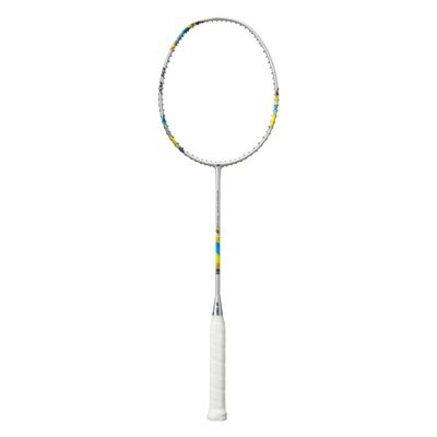 Yonex NanoFlare 700 Play Badminton Racquet (Silver/Sky Blue) (4UG5) - Factory Prestrung