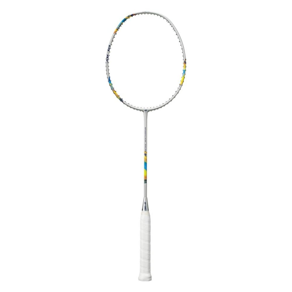 Yonex NanoFlare 700 Play Badminton Racquet (Silver/Sky Blue) (4UG5) - Factory Prestrung