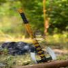 CHEEKU MEEKU Hnadmade Two Handed Large Berserker Axe, Norse Axe, Scandinavian Viking Dane Ashwood Handle Functional Axe (FM-0008) ((U-Axe)) view 2