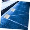 CAXUSD Traffic Reflective Road Fence Signs 2 Pack White Studs Aluminum Core Reflective Driveway Markers Emergency Reflector for Safety view 2