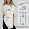 Funny Baseball Mom Shirt Baseball Shirt Women Oversized Baseball Mom Tops Baseball Mom Gift Baseball Fan T-Shirt Ivory view 3