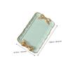BESTYASH 2pcs Elegant Resin Jewelry Tray with Bowknot Charm Decorative Trinket Dish for Earrings and Bracelets Versatile Storage for Vanity Bathroom Dresser Capacity view 4
