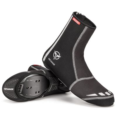 GEWAGE Cycling Shoe Covers -Warm Bike Shoe Covers - Windproof Mountain Road Cycling Overshoes - Cycling Shoe Cover for Men Women