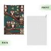 NOUZU Magic owel Print Golf Towel, Waffle Pattern Towels,Ultra-Absorbent Golf Bag Towel with Carabiner Clip view 2