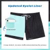 SURF CUZ Mens Swim Trunks with Compression Liner Quick Dry Swim Shorts 7" Swimming Trunks Stretch Zipper Pockets,Cool Coast,XS view 2