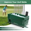 Tiardocge Golf Ball Dispenser Machine, Automatic Golf Ball Dispenser, Golf Training Auto Tee Up Machine W/Cue Holder, No Electricity Required view 2