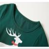 Csbks Toddler Girls Christmas Tutu Dress Multi-Layers Tulle Long Sleeve Princess Dress Reindeer Green 140 view 4