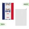 NOUZU Iowa State Flag Print Golf Towel, Waffle Pattern Towels,Ultra-Absorbent Golf Bag Towel with Carabiner Clip view 2