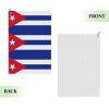 NOUZU Cuban Flag Print Golf Towel, Waffle Pattern Towels,Ultra-Absorbent Golf Bag Towel with Carabiner Clip view 2