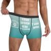 Custom Boxers Bulk Personalized Men's Boxers Customize Logo Photo Personalized Boxers for Men Design Your Own Funny Text Small Two-Tone view 2