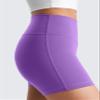 CRZ YOGA Girls Butterluxe High Waist Athletic Biker Shorts - Dance Yoga Casual Kids Teen Summer Royal Lilac Large view 4