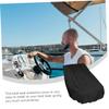 Happyyami Yacht Captain Chair Cover Outdoor Boat Seat Protector Easy to Install and Lightweight Fits for Pontoon and Boat Seating view 3