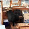 Happyyami Yacht Captain Chair Cover Outdoor Boat Seat Protector Easy to Install and Lightweight Fits for Pontoon and Boat Seating view 4