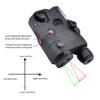 HATSEN Plastic PEQ15 Box Aiming Laser Sights(with Red/Green/Blue Laser + IR Laser+ White Light), & M600C Strong LED Flashlight, & Modular Dual Wire Remote Pressure Switch(SF+2.5 Plug) Combo, Black view 4