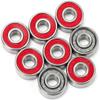 DLHVFOKK Bearings 8pcs 608 Inline Skates Bearing+1 Skateboard Bearing Cleaner Bottle+Competitional Skating 608 Bearing Disassembling Tool view 1