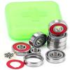 DLHVFOKK Bearings 8pcs 608 Inline Skates Bearing+1 Skateboard Bearing Cleaner Bottle+Competitional Skating 608 Bearing Disassembling Tool view 2