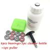 DLHVFOKK Bearings 8pcs 608 Inline Skates Bearing+1 Skateboard Bearing Cleaner Bottle+Competitional Skating 608 Bearing Disassembling Tool view 3