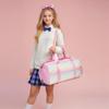 Jumpopack Glitter Dance Bag for Girls Duffle Bags Girls Overnight Bags Sleepover Gym Gymnastics Bag with Shoe Compartment and Wet Pocket,Heart Pattern view 2