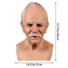 Bagmrteho Realistic Old Man Mask - Latex Wrinkle Face Mask for Halloween Cosplay Party Costume Masquerade Props view 4