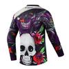 Serijoars Racing Men's Long Sleeve Off-Road Cycling Jersey Mountain Bike MTB Jersey Downhill&Motocross Shirts (US, Alpha, Medium, Regular, Regular, MLT012) view 2