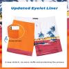 SURF CUZ Mens Swim Trunks with Compression Liner Quick Dry Swim Shorts 7" Swimming Trunks Stretch Zipper Pockets,Beach Sunset,S view 4