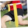 VANZACK 4pcs Rugby Flag Belt Removable Flags for Indoor Football Training for Youth and Adults Accessory Red view 3