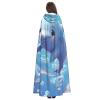 Dwrepo Cute fish Halloween Hooded Cloak Full Length Adult Vampire Witch Cape for Halloween Cosplay Costumes view 4