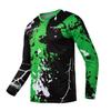 Serijoars Racing Men's Long Sleeve Off-Road Cycling Jersey Mountain Bike MTB Jersey Downhill&Motocross Shirts (US, Alpha, Medium, Regular, Regular, MLT026) view 1