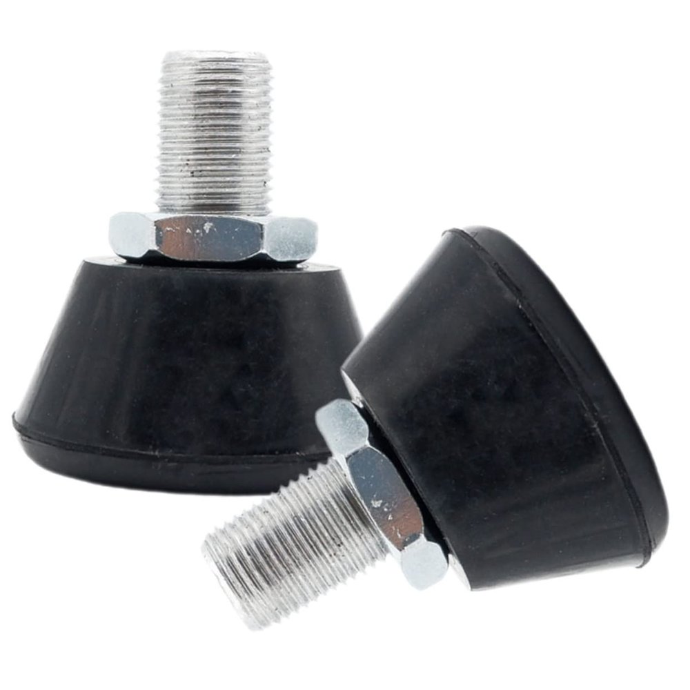 Alasum Adjustable Rubber Toe Stops for Roller Skates Brake Blocks with Bolts Skating Accessories for Safe Stopping Outdoor Surfaces