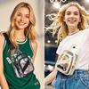 Clear Bag for Stadium Events, Clear Purse Bag for Women Men Waterproof PVC Crossbody Fanny Pack for Concert Sport Hiking Travel, Black view 2