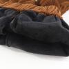 Toddler Kids Corduroy Winter Fall Pants Boys Solid Color Stripe Elastic Waistband Ankles Legging with (Brown, 3-4 Years) view 2