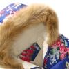 Girl Hooded Puffer Jacket Sherpa Fleece Lined Parka Coat Down Outerwear Toddler Girls Thick Winter (Blue, 2-3 Years) view 4