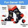 Gamer Gifts for Boys - Gaming Christmas Stocking Stuffers, Video Game Socks for Kids 7-9 Years Old view 3