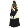 Dwrepo Deer Halloween Hooded Cloak Full Length Adult Vampire Witch Cape for Halloween Cosplay Costumes view 4