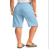 G Gradual Women's 12" Bermuda Long Shorts with Pockets High Waisted Stretch Knee Length Shorts for Women Summer Walking(Pure Blue,M) view 2