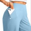 G Gradual Women's 12" Bermuda Long Shorts with Pockets High Waisted Stretch Knee Length Shorts for Women Summer Walking(Pure Blue,M) view 3