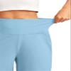 G Gradual Women's 12" Bermuda Long Shorts with Pockets High Waisted Stretch Knee Length Shorts for Women Summer Walking(Pure Blue,M) view 4