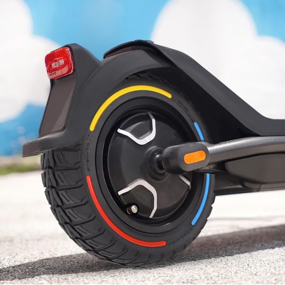 9.5 x 2.50 9.5" Rubber Explosion-proof Tubeless Tire, Color Solid Tyre Replacement for KQI3 Electric Scooter Vacuum Tyre Wheel Parts(Color)