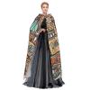 Dwrepo Cartoon Cute New York American Theme Art Halloween Hooded Cloak Full Length Adult Vampire Witch Cape for Halloween Cosplay Costumes view 3