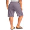 G Gradual Women's 12" Bermuda Long Shorts with Pockets High Waisted Stretch Knee Length Shorts for Women Summer Walking(Matt Purple,XL) view 2