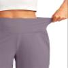 G Gradual Women's 12" Bermuda Long Shorts with Pockets High Waisted Stretch Knee Length Shorts for Women Summer Walking(Matt Purple,XL) view 4