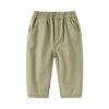 Toddler Baby Boys 2/3 Pack Sweatpants Solid Cotton Elastic Waist Trousers Active Jogger Fashion Cargo (Green, 5-6 Years) view 1